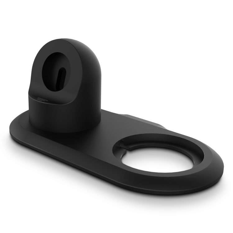 2 In 1 Multi-function Magsafe Charging Stand Holder for Apple Watch / iPhone(Black)