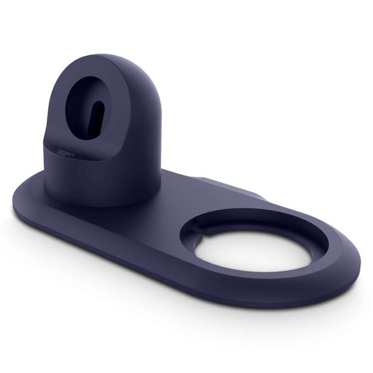 2 In 1 Multi-function Magsafe Charging Stand Holder for Apple Watch / iPhone(Midnight Blue)