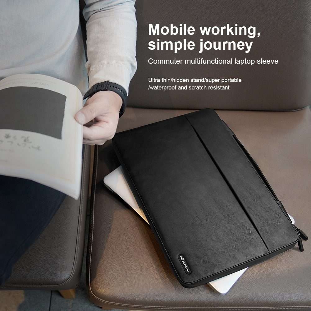 NILLKIN Multifunctional Laptop Storage Bag Handbag with Holder, Classic Version For 16 ... (Black)