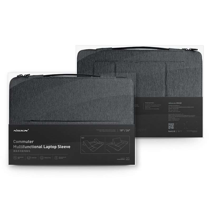 NILLKIN Multifunctional Laptop Storage Bag Handbag with Holder, Classic Version For 16 ... (Black)