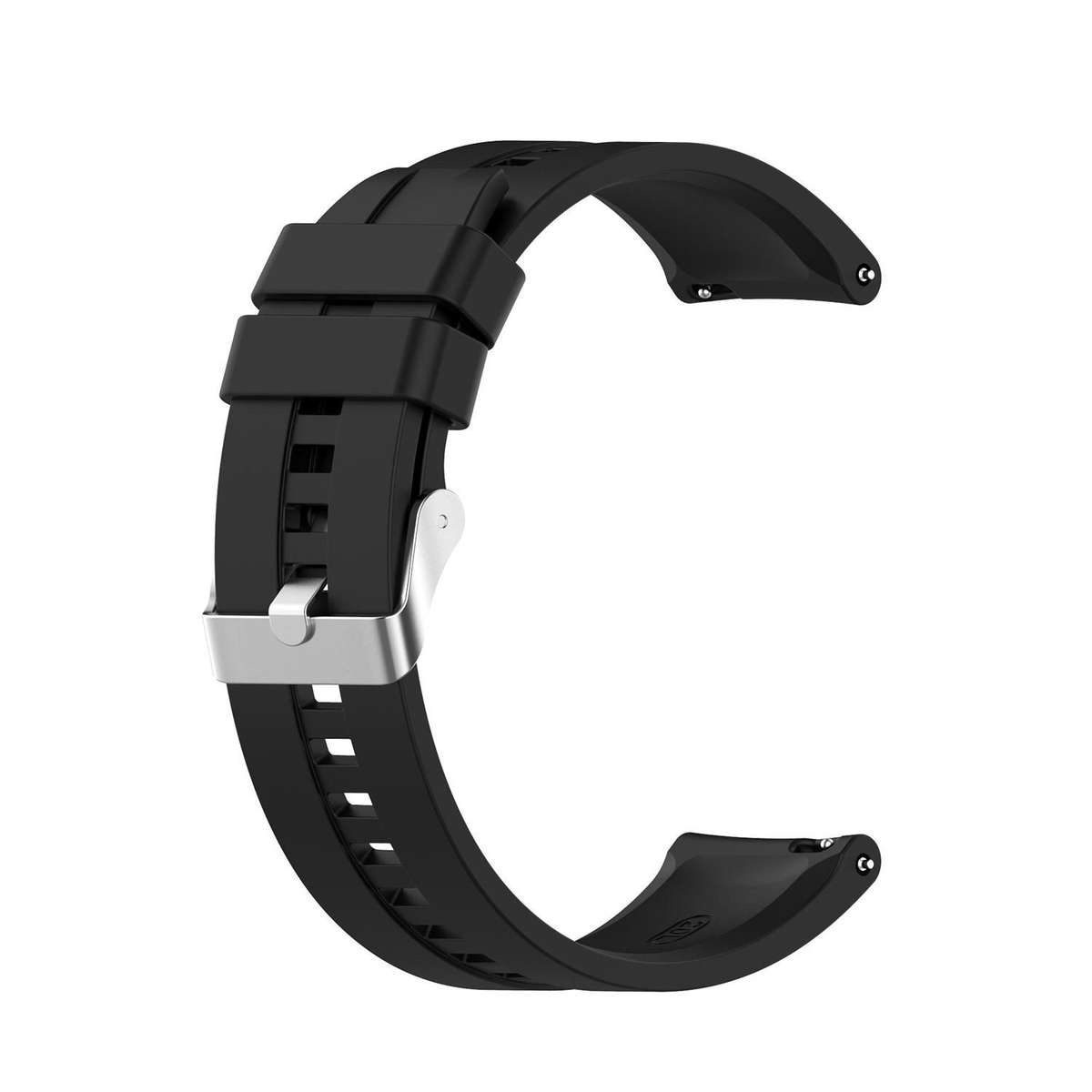 For Huawei Watch 3 / 3 Pro Silicone Watch Band(Black)