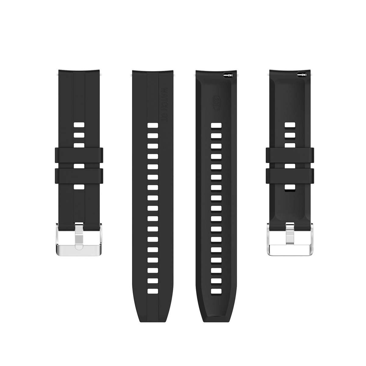 For Huawei Watch 3 / 3 Pro Silicone Watch Band(Black)