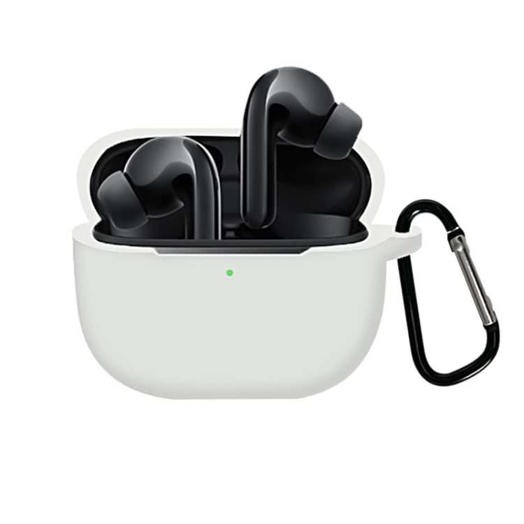 For Xiaomi FlipBuds Pro Full Coverage Liquid Silicone Protective Case(White)