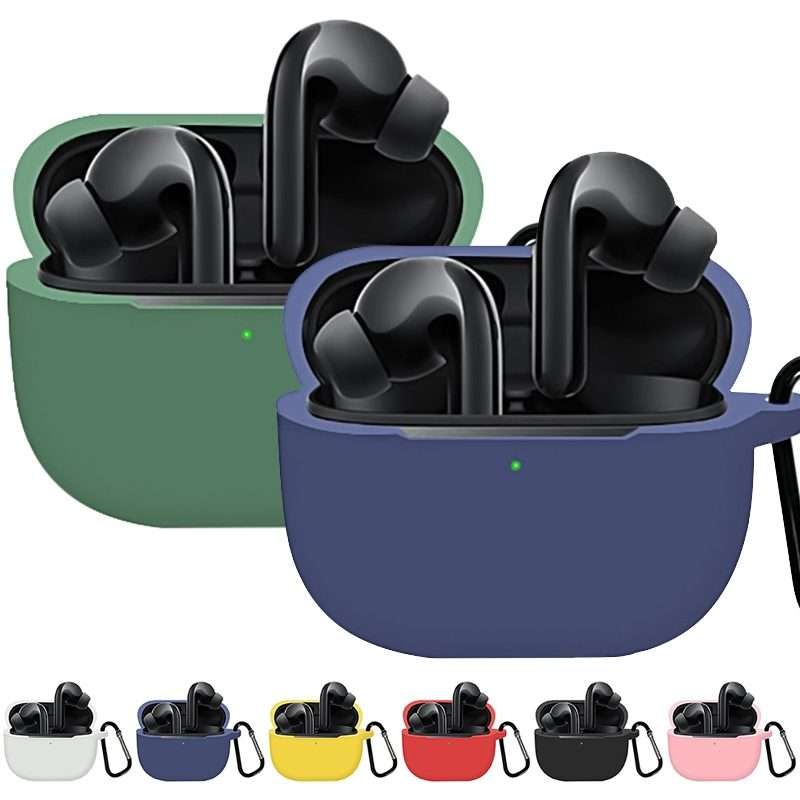 For Xiaomi FlipBuds Pro Full Coverage Liquid Silicone Protective Case(Dark Green)