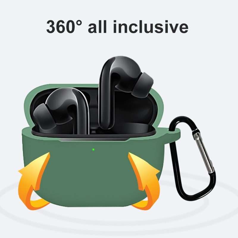 For Xiaomi FlipBuds Pro Full Coverage Liquid Silicone Protective Case(Yellow)