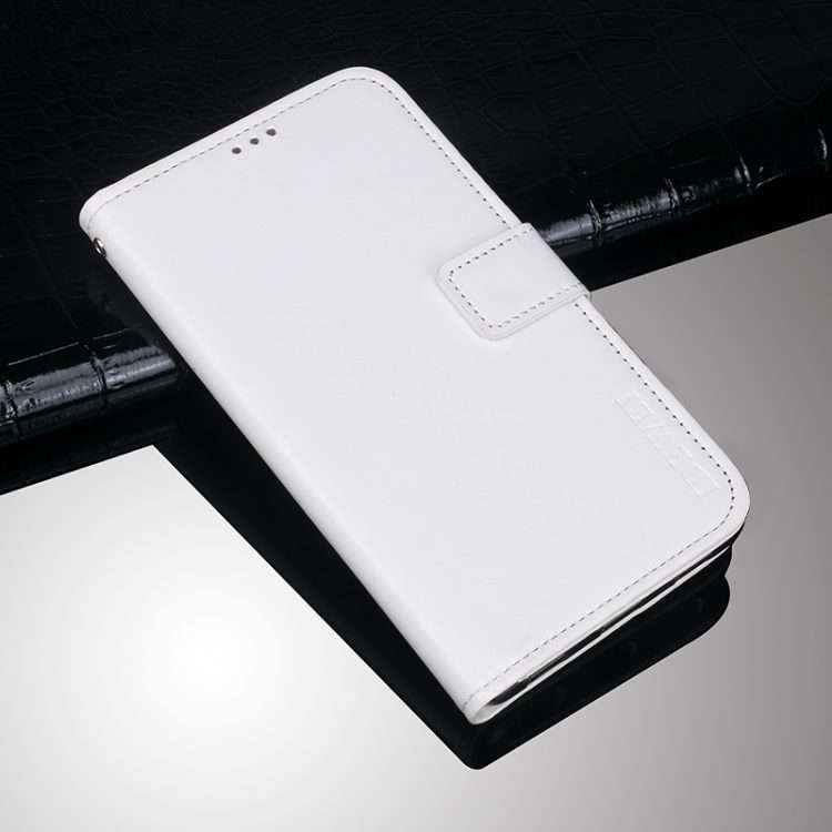 For Lenovo K13 Note idewei Crazy Horse Texture Horizontal Flip Leather Case with Holde ... (White)