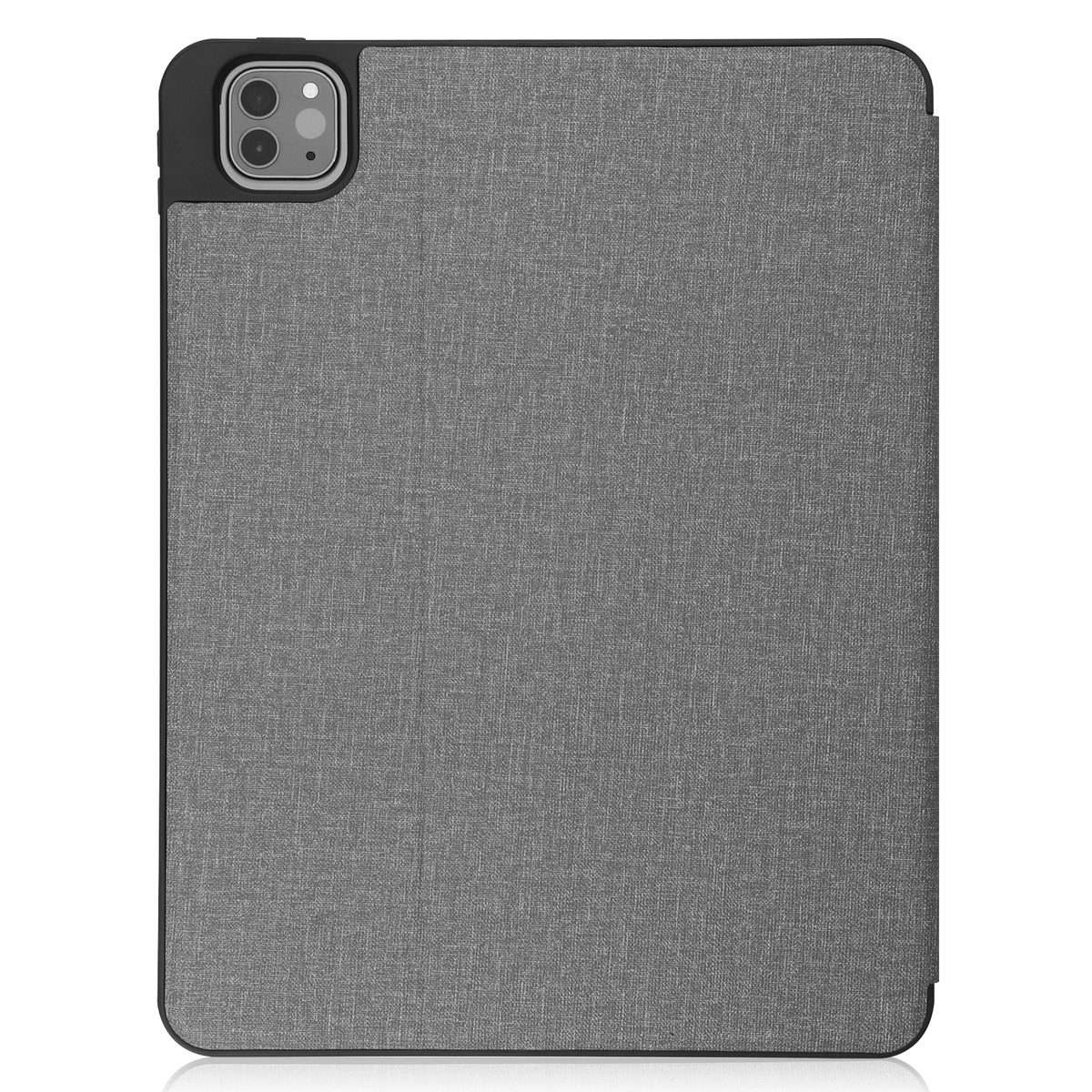 For iPad Pro 11 2022 / 2021 / 2020 / 2018 Cloth Texture TPU Horizontal Flip Leather Tab ... (Grey)