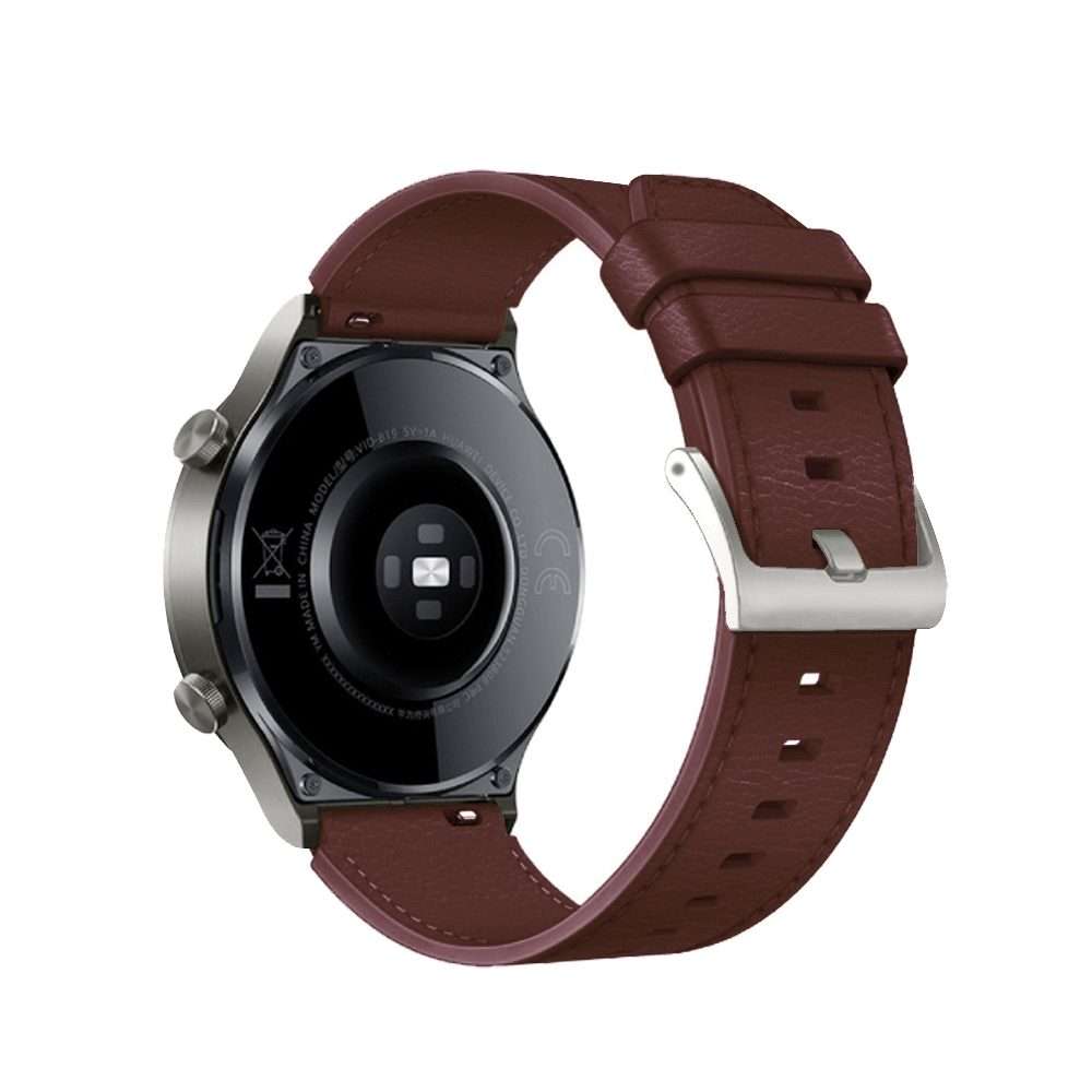 For Huawei Watch GT2 Pro Leather Watch Band(Coffee)