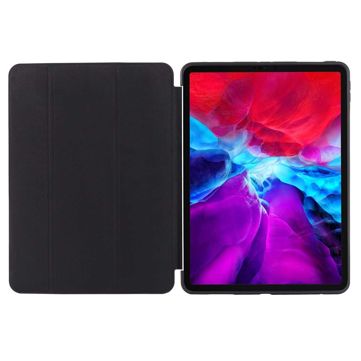 For iPad Pro 12.9 2022 / 2021 / 2020 / 2018 TPU Horizontal Flip Leather Tablet Cas ... (Rose Gold)