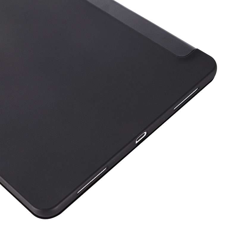 For iPad Pro 12.9 2022 / 2021 / 2020 / 2018 TPU Horizontal Flip Leather Tablet Case wi ... (Black)