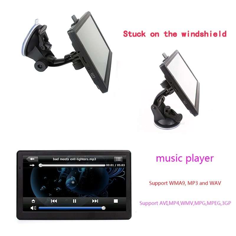 7 inch Car GPS Navigator 8G+256M Capacitive Screen High Configu ... Russia + Belarus + Ukraine Map
