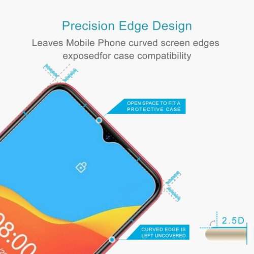 For Ulefone Note 10 50 PCS 0.26mm 9H 2.5D Tempered Glass Film