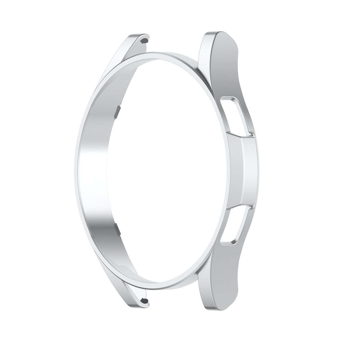 For Samsung Galaxy Watch4 Classic 42mm Half Coverage Hollowed PC Protective Case(Silver)