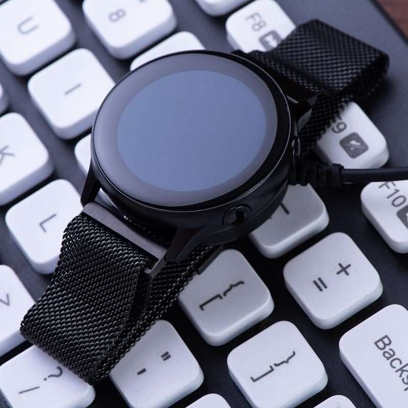 For Samsung Galaxy Watch Ultra 47mm USB Magnetic Watch Wireless Charging Cable(Black)