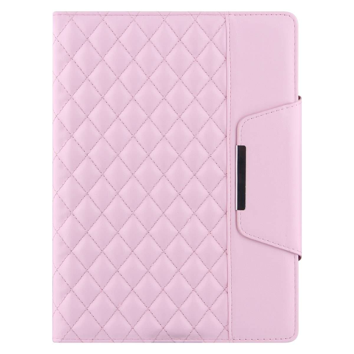 For iPad Pro 11 (2021 / 2020 / 2018) / Air 10.9 2020 Checkered Pattern Horizontal Flip ... (Pink)