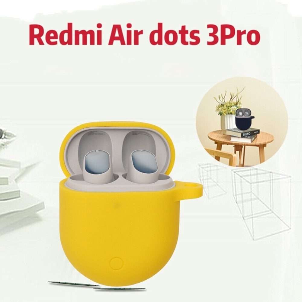 For Xiaomi Redmi AirDots 3 Pro Anti-fall Wireless Earphone Silicone Protective Case(Red)