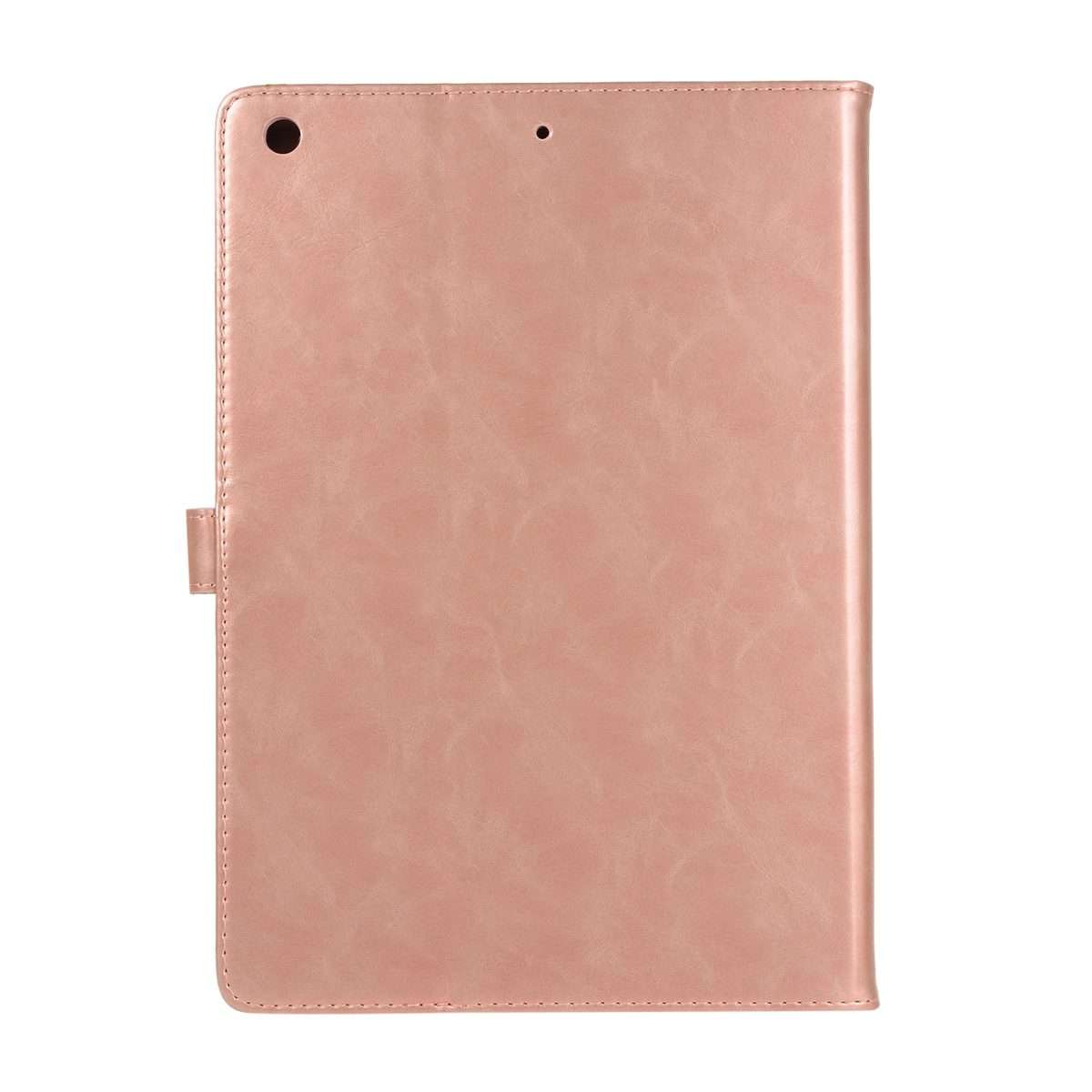 Crazy Horse Texture Horizontal Flip Leather Tablet Case with Buckle & Holder & Car ... (Rose Gold)