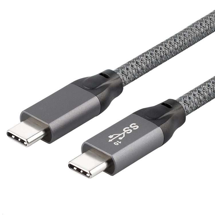 100W USB-C / Type-C Male to USB-C / Type-C Male Full-function Data Cable with E-mark, Cable Length