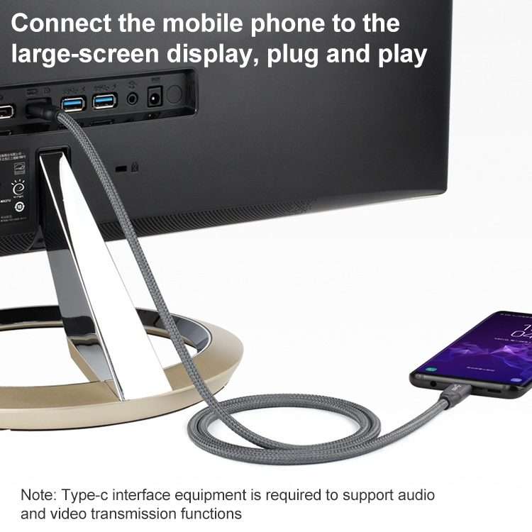100W USB-C / Type-C Male to USB-C / Type-C Male Full-function Data Cable with E-mark, Cable Length