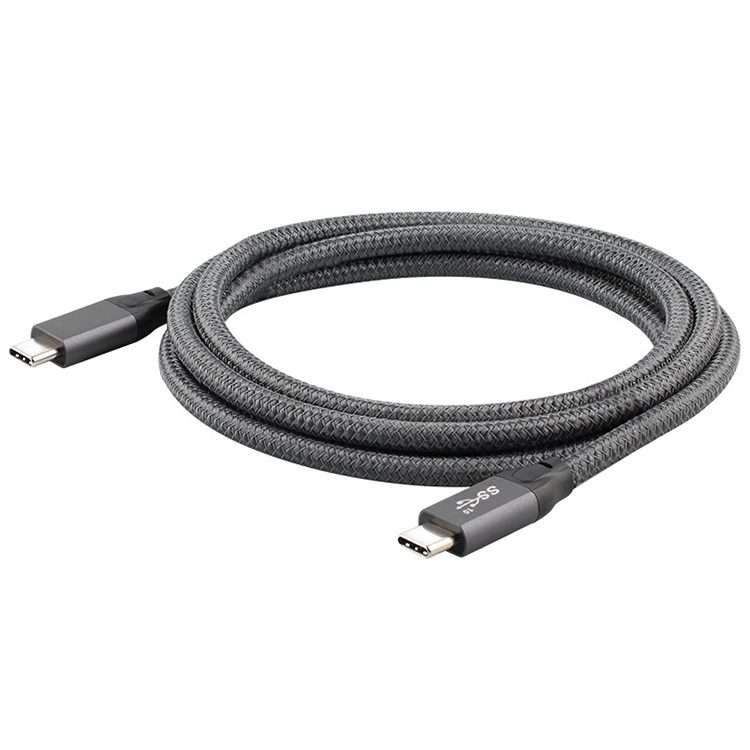 100W USB-C / Type-C Male to USB-C / Type-C Male Full-function Data Cable with E-mark, Cable Length