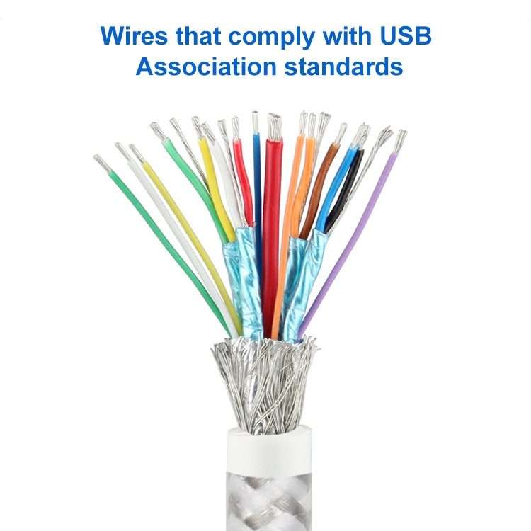 USB-C / Type-C Male to USB-C / Type-C Male Full-function Data Cable, Cable Length:2m