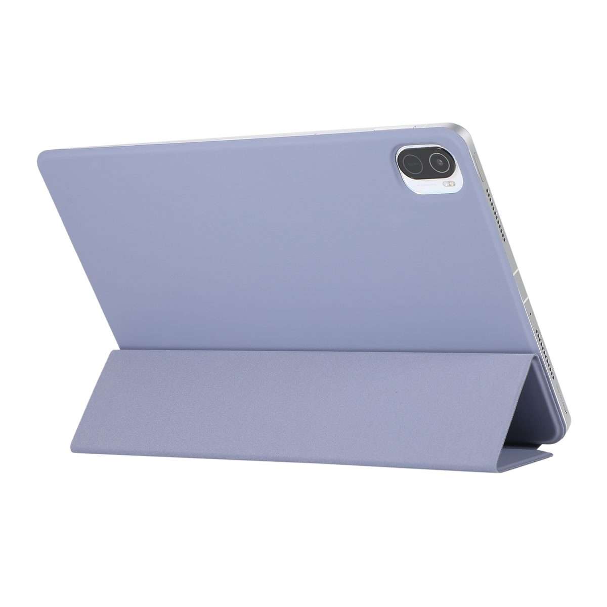 For Xiaomi Pad 5 / Pad 5 Pro Solid Color Magnetic Horizontal Flip Leather Case with Holder(Grey)