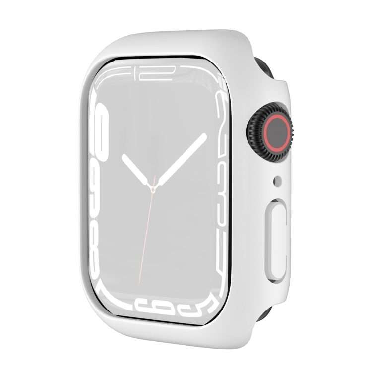 Shockproof TPU Protective Case For Apple Watch Series 9 / 8 / 7 45mm(White)