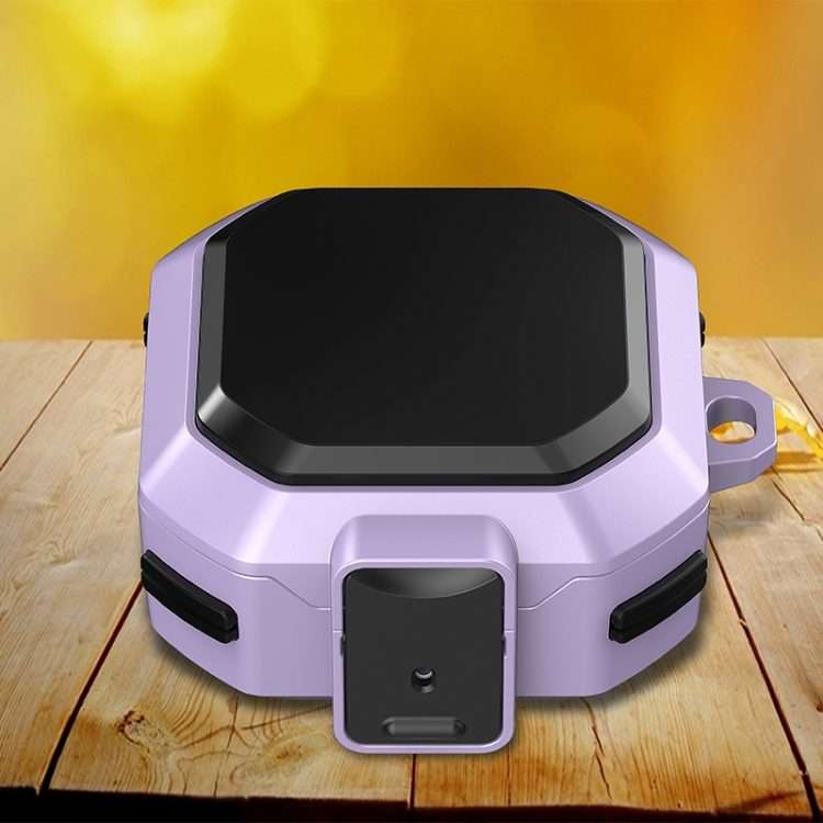 For Samsung Galaxy Buds Live / Buds 2 / Buds Pro / Buds 2 Pro Thunder Battlegea ... (Black Purple)