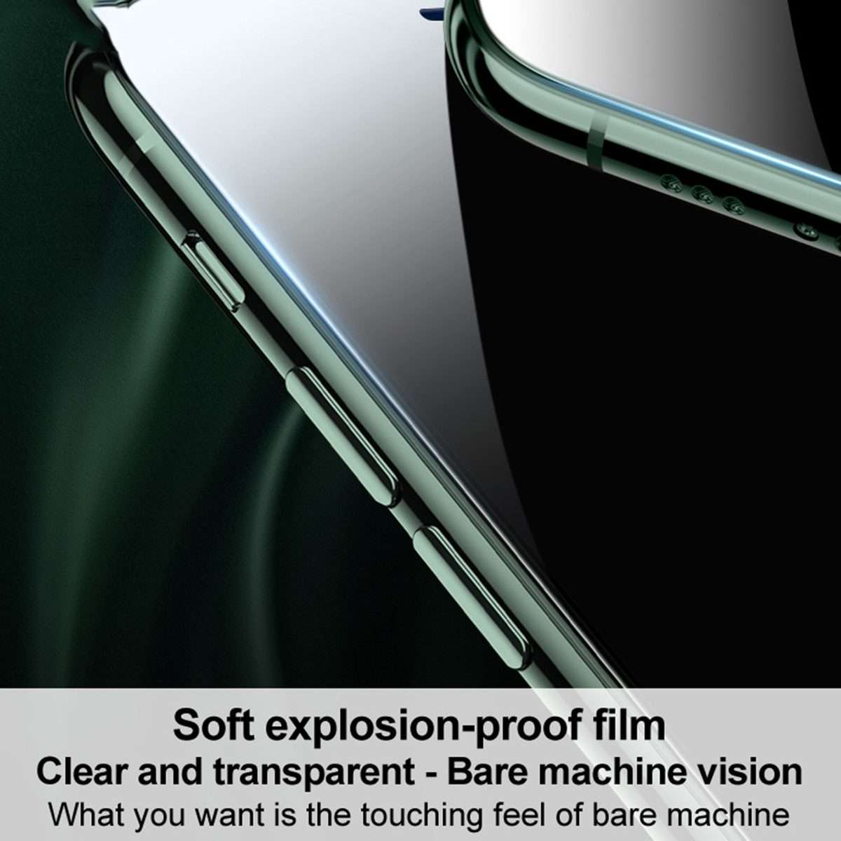 For iPhone 13 Pro Max 2pcs IMAK Curved Full Screen Hydrogel Film Front Protector