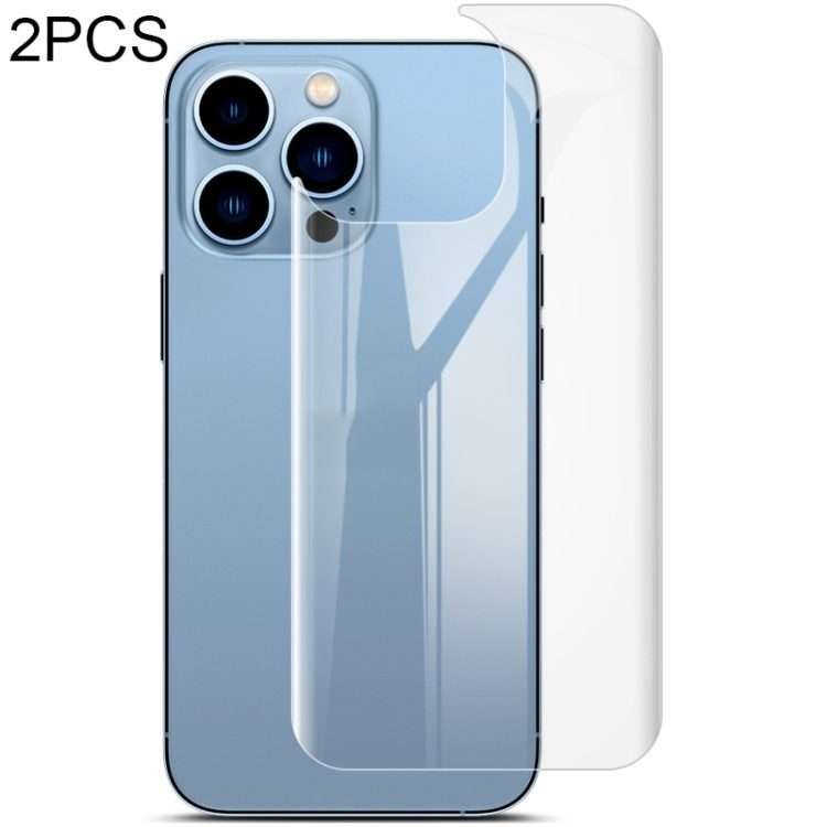 For iPhone 13 Pro 2pcs IMAK Curved Full Screen Hydrogel Film Back Protector