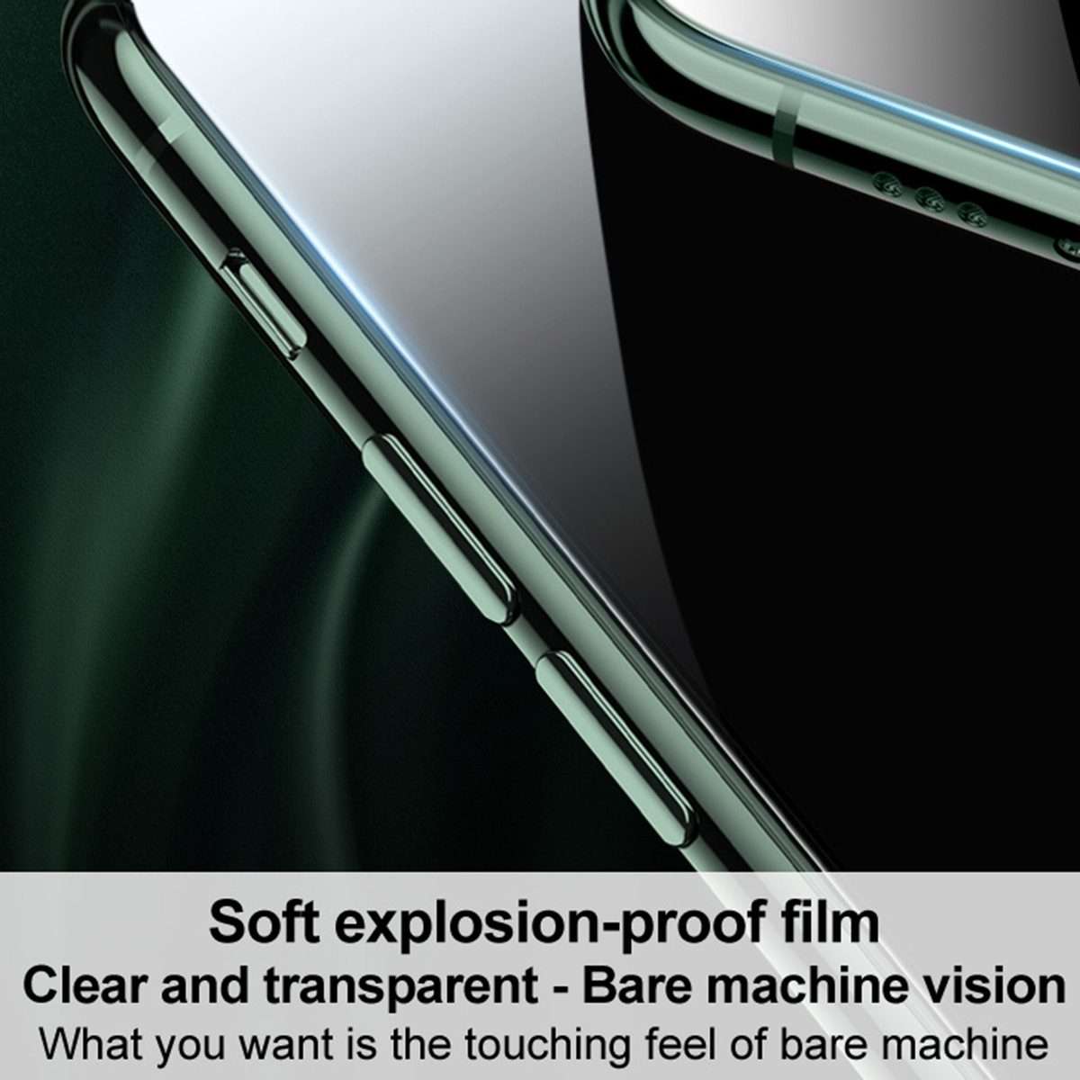For iPhone 13 Pro Max 2pcs IMAK Curved Full Screen Hydrogel Film Back Protector