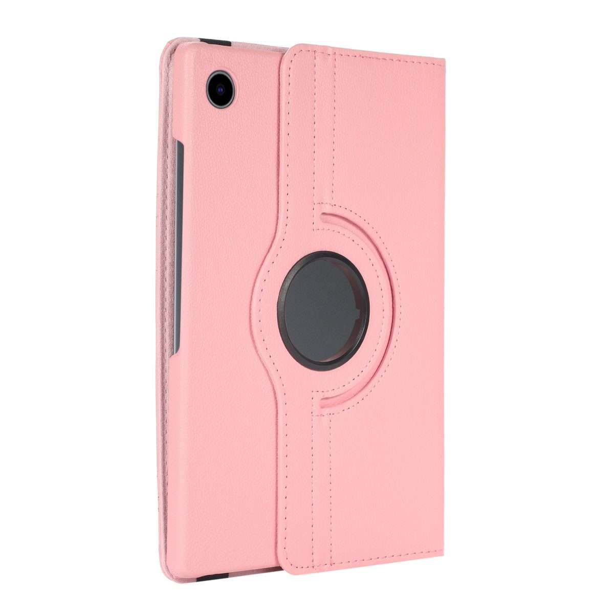 For Samsung Galaxy Tab A8 360 Degree Rotation Litchi Texture Tablet Leather Case with H ... (Pink)