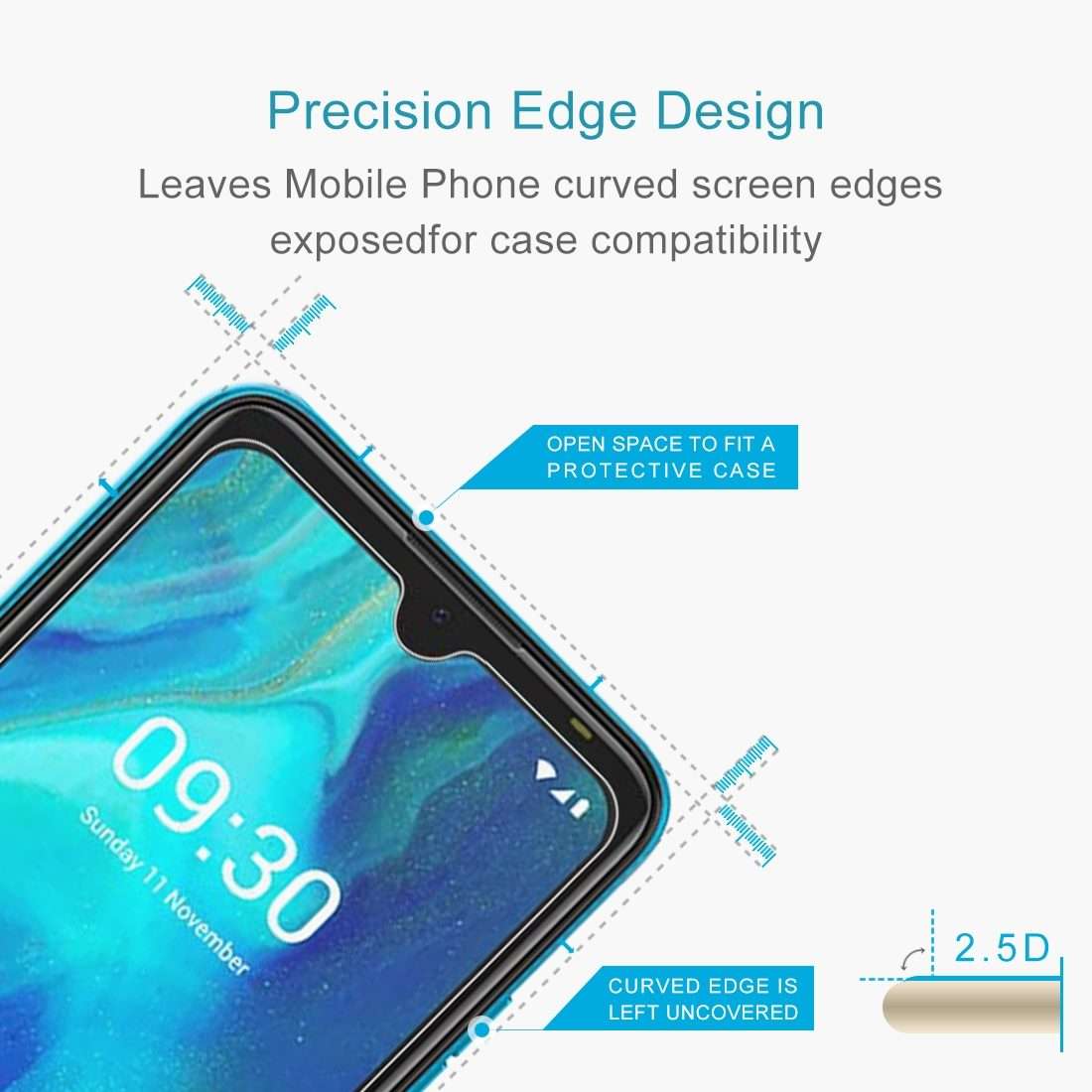 For Tecno Pop 5 10 PCS 0.26mm 9H 2.5D Tempered Glass Film