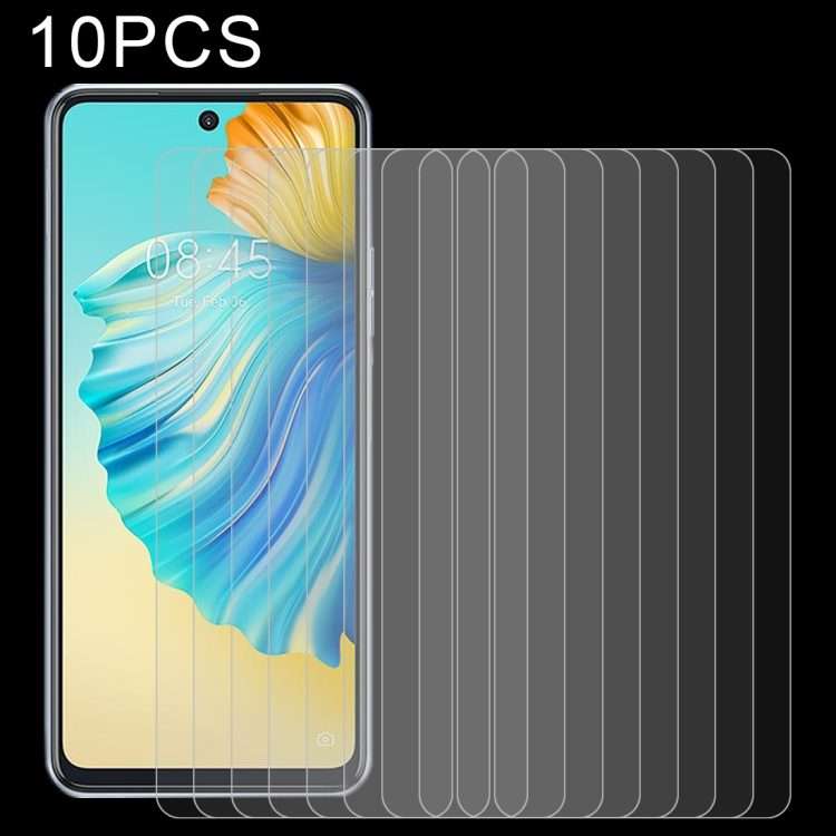 10 PCS 0.26mm 9H 2.5D Tempered Glass Film For Tecno Camon 17 Pro