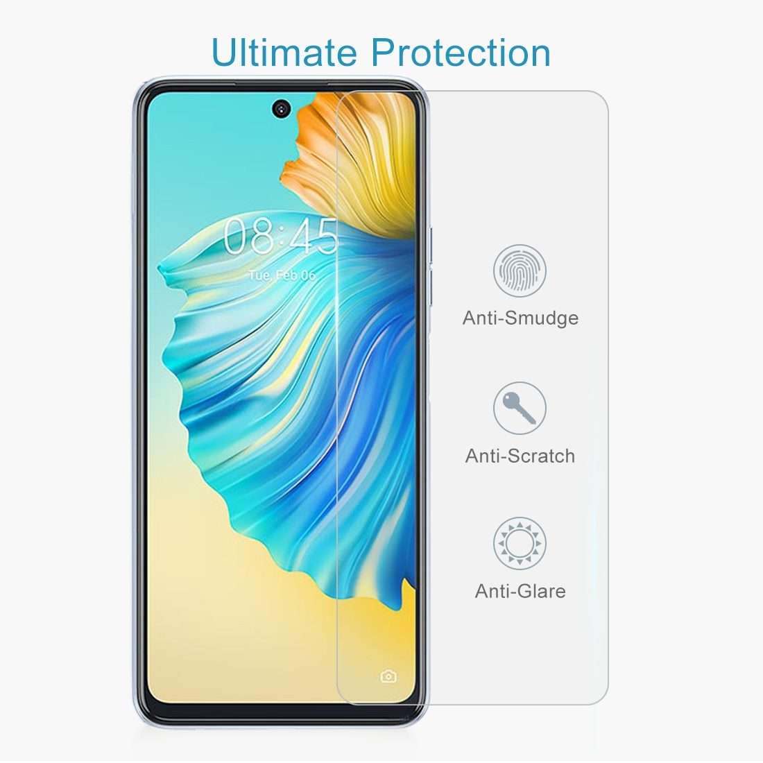 10 PCS 0.26mm 9H 2.5D Tempered Glass Film For Tecno Camon 17 Pro