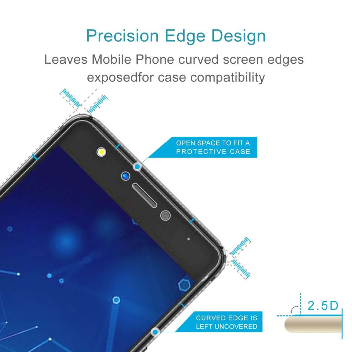 10 PCS 0.26mm 9H 2.5D Tempered Glass Film For Infinix NOTE 4 Pro