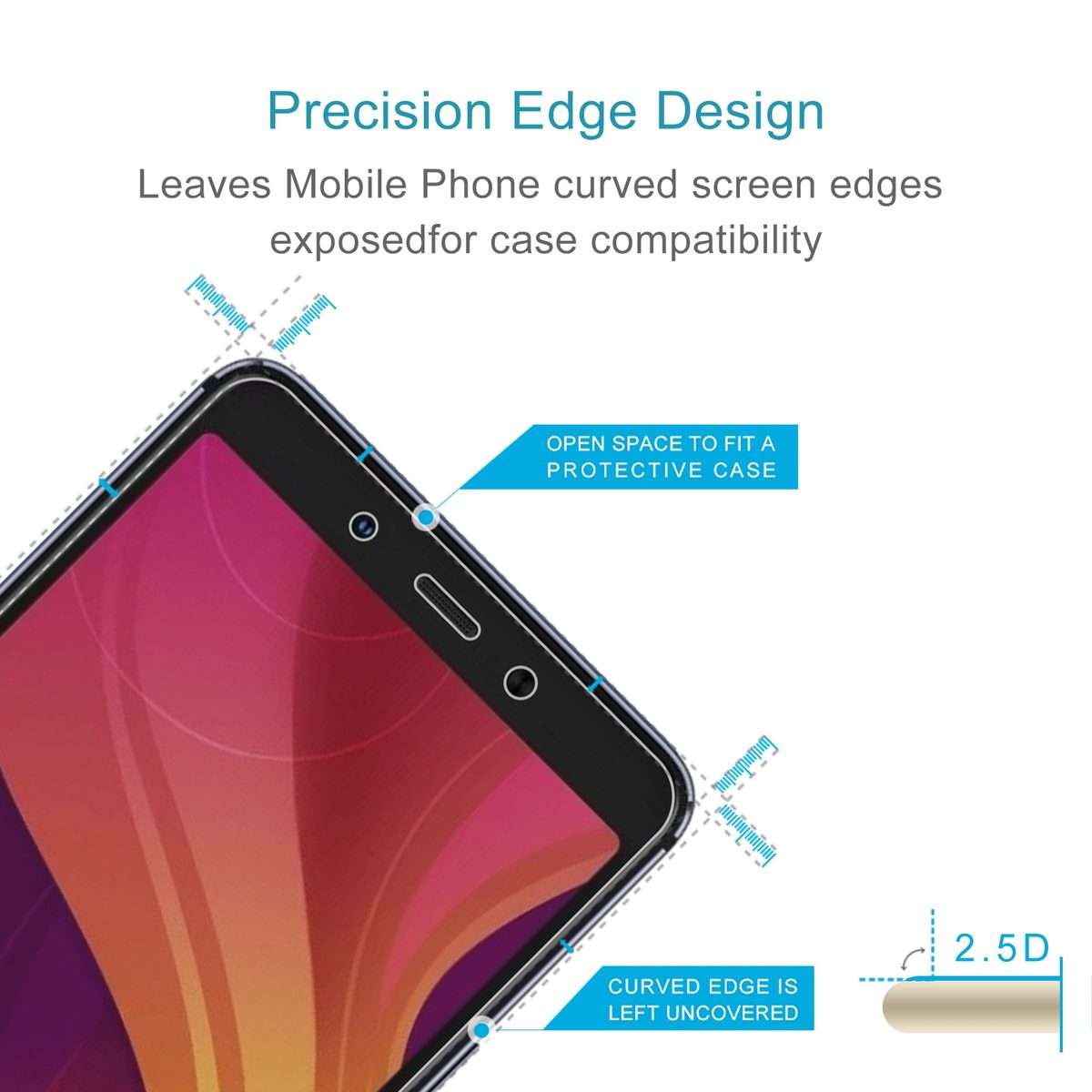 10 PCS 0.26mm 9H 2.5D Tempered Glass Film For Infinix Note 5 Stylus