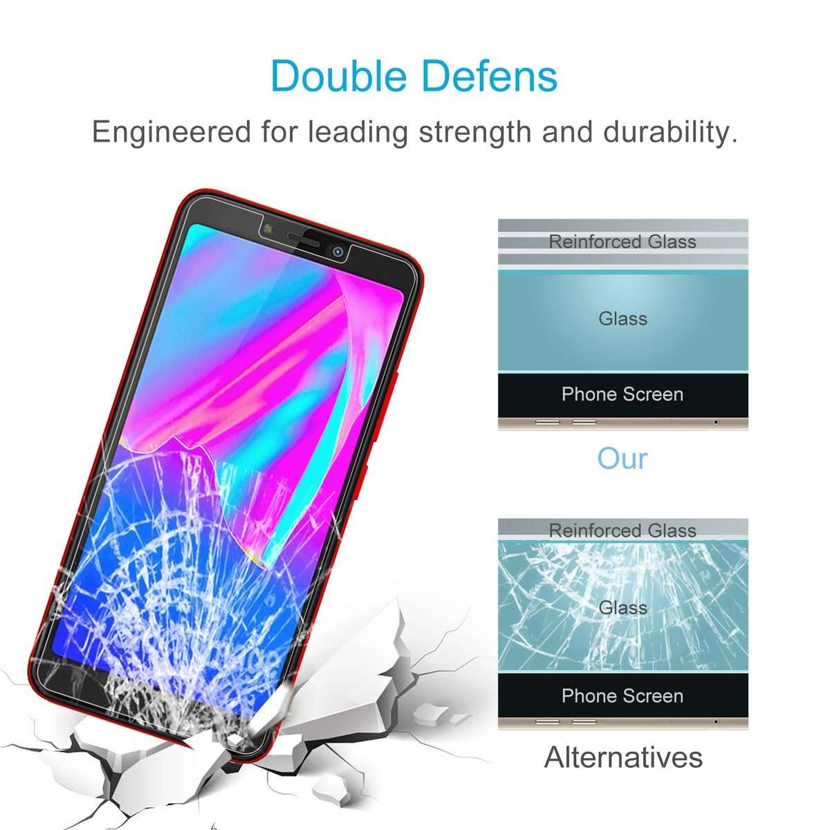 10 PCS 0.26mm 9H 2.5D Tempered Glass Film For Infinix Smart 2 Pro