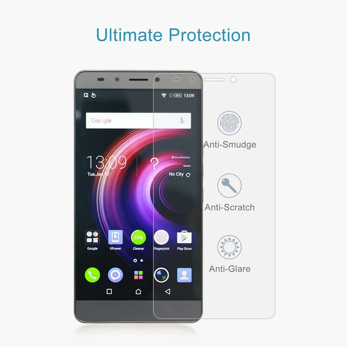 50 PCS 0.26mm 9H 2.5D Tempered Glass Film For Infinix Note 3 Pro