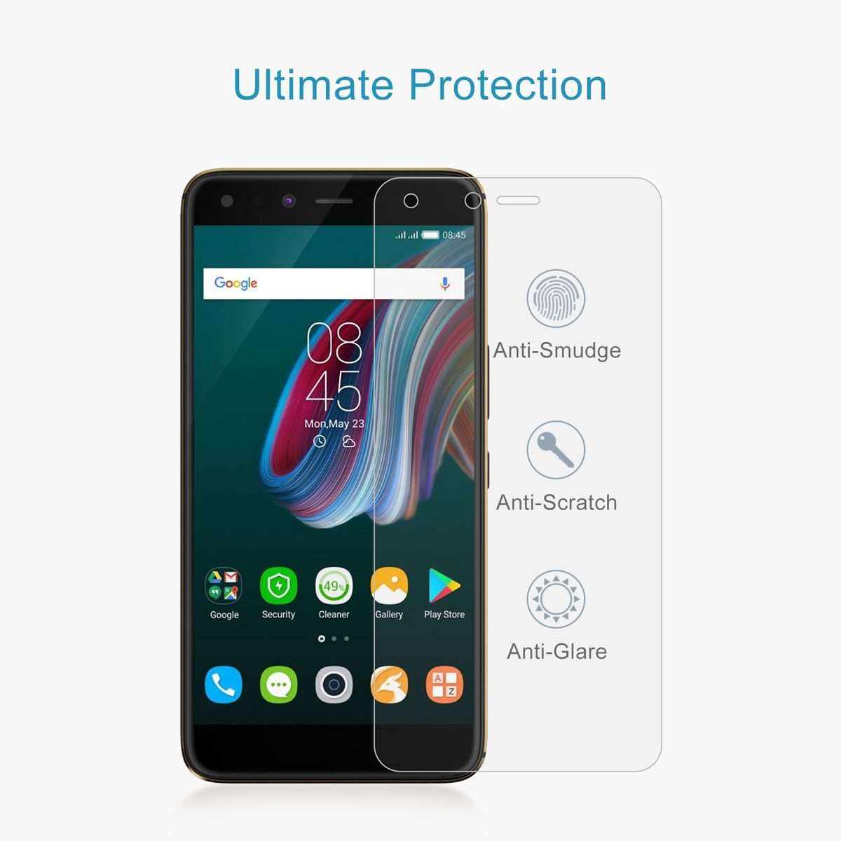 50 PCS 0.26mm 9H 2.5D Tempered Glass Film For Infinix ZERO 5 PRO