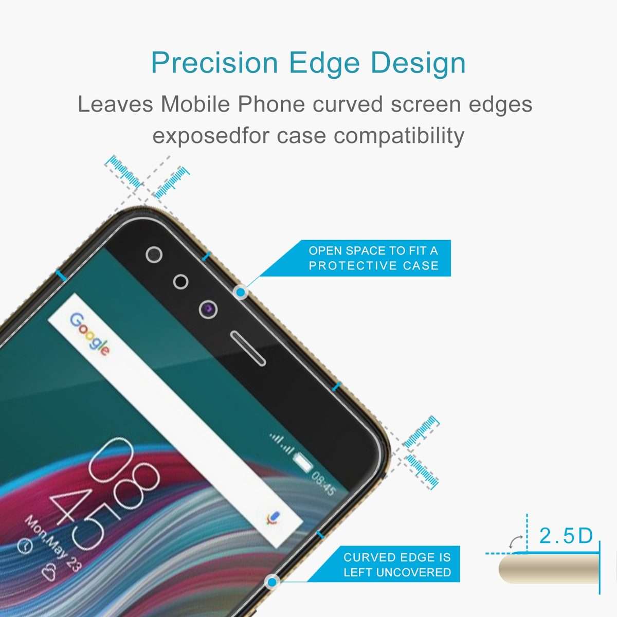 10 PCS 0.26mm 9H 2.5D Tempered Glass Film For Infinix Zero 5
