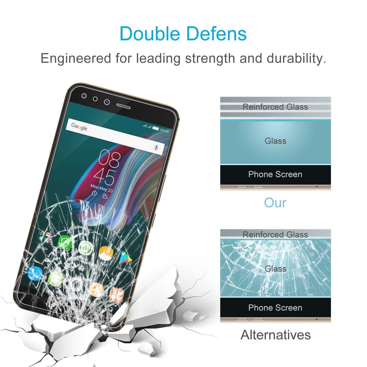 10 PCS 0.26mm 9H 2.5D Tempered Glass Film For Infinix Zero 5