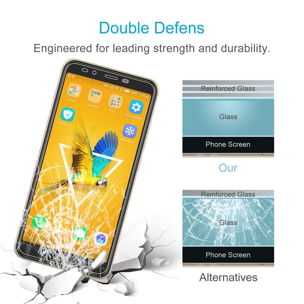 10 PCS 0.26mm 9H 2.5D Tempered Glass Film For Tecno POP 1s Pro