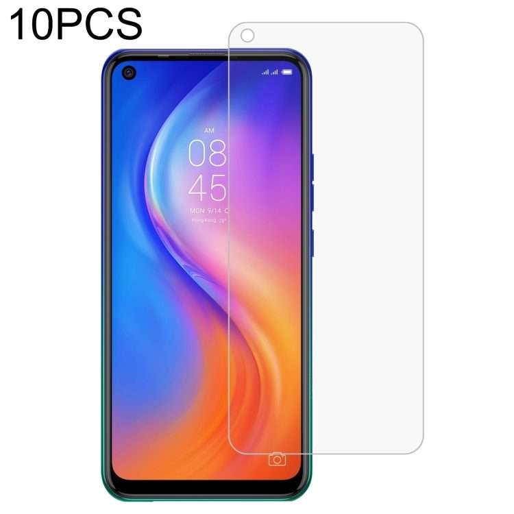 10 PCS 0.26mm 9H 2.5D Tempered Glass Film For Tecno Spark 5 Pro