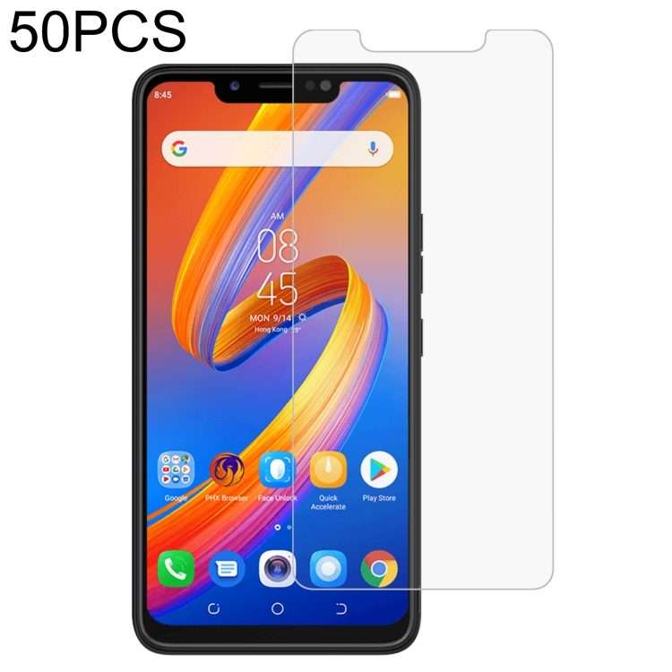 50 PCS 0.26mm 9H 2.5D Tempered Glass Film For Tecno Spark 3 Pro