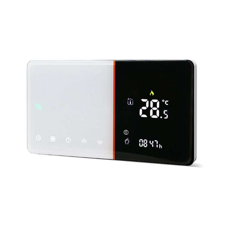 BHT-005-GCLW 220V AC 3A Smart Home Heating Thermostat for EU Box, Control Boiler Heating with Only