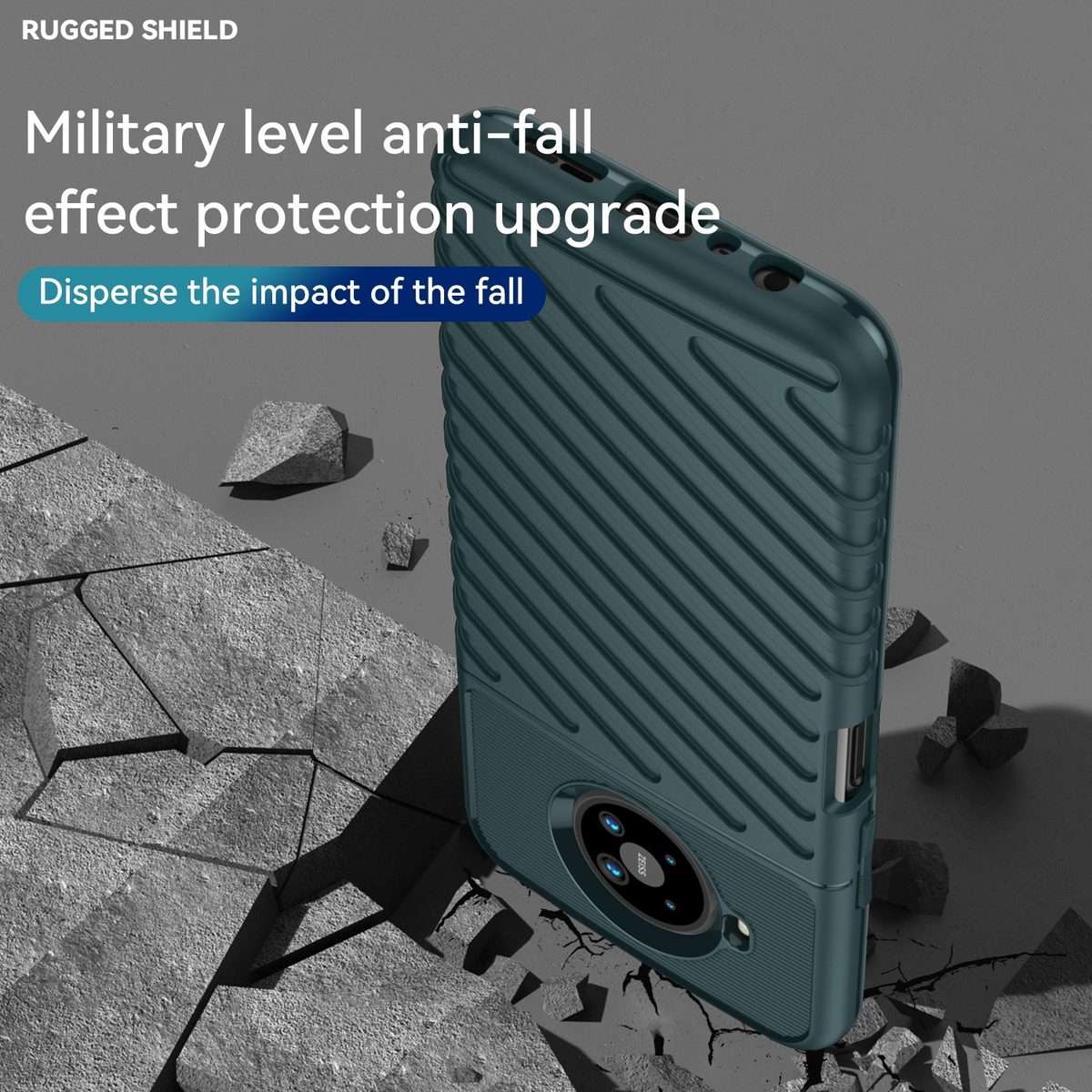 For Nokia 8.3 5G / 8 V 5G UW Thunderbolt Shockproof TPU Soft Phone Case(Green)