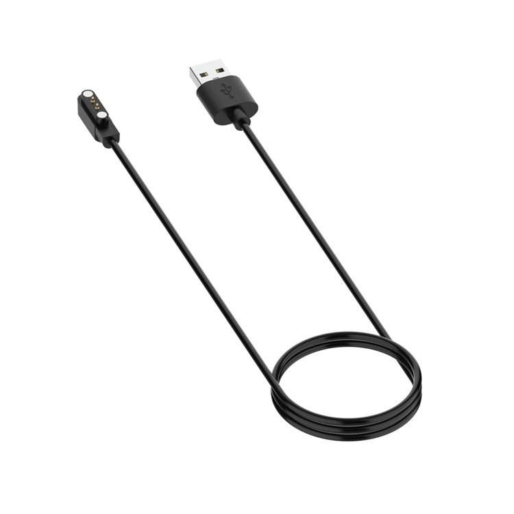 For Noise Colorfit Pro 3 Smart Watch Magnetic Charging Cable, Length: 1m(Black)