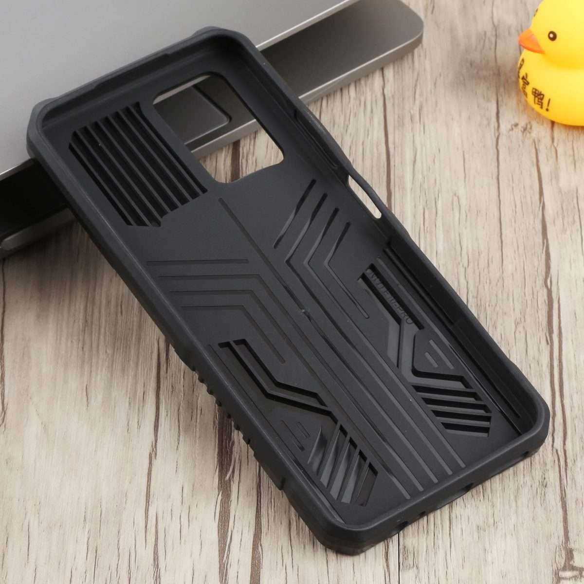 For Infinix Note 10 Pro Armor Warrior Shockproof PC + TPU Phone Case(Black)