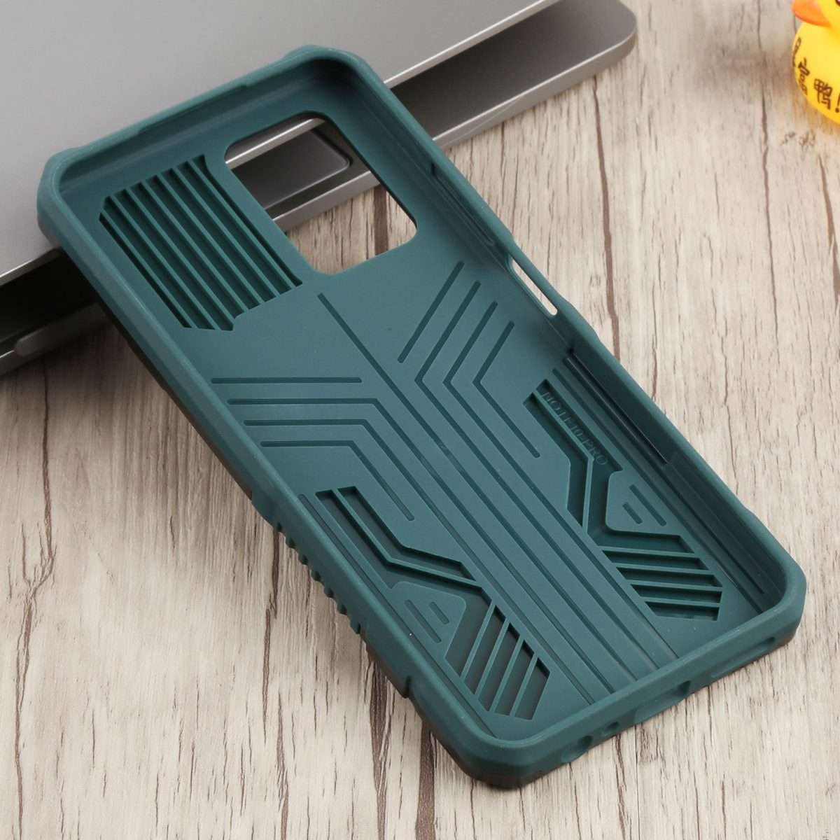 For Infinix Note 10 Pro Armor Warrior Shockproof PC + TPU Phone Case(Green)